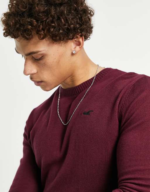 Hollister online maroon sweater