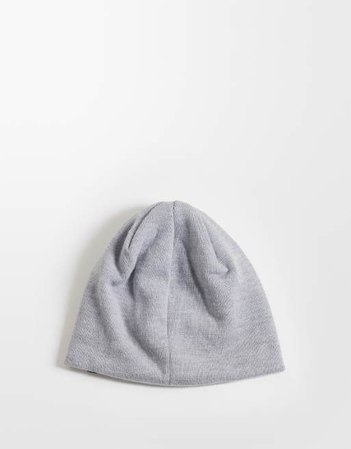 Hollister knitted graphic beanie in grey, 3 of 3