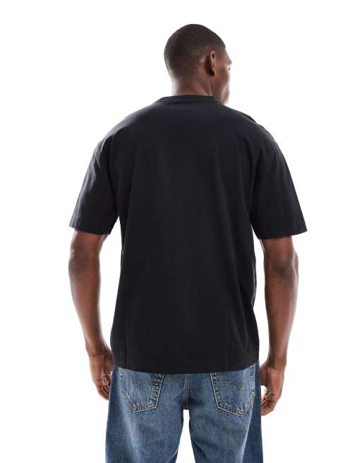 Hollister – Kurzärmliges T-Shirt in Schwarz, 4 von 4