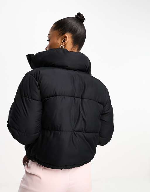 Black hollister puffer jacket 2025
