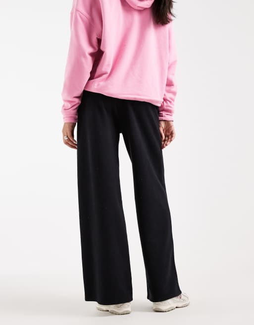 Hollister låg midja vida joggers i svart, 5 av 5