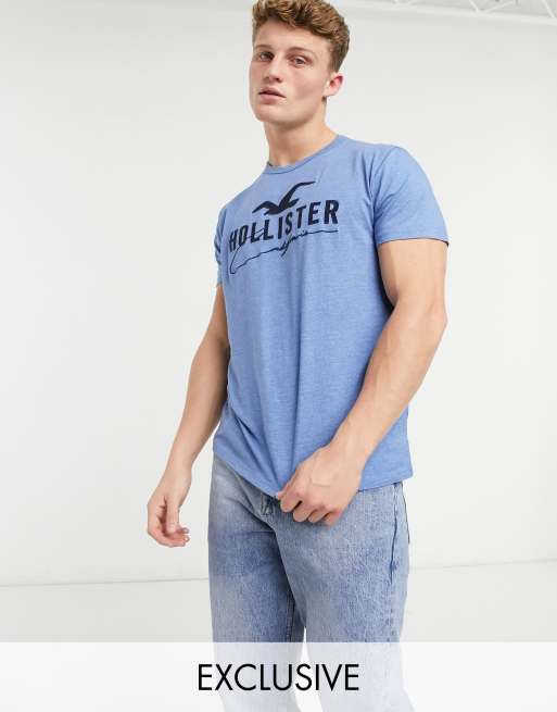Hollister blue shirt cheap