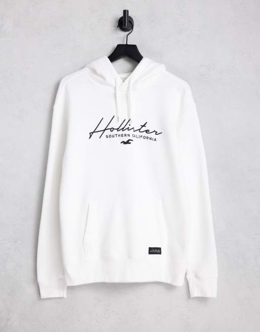 Hollister on sale cream hoodie