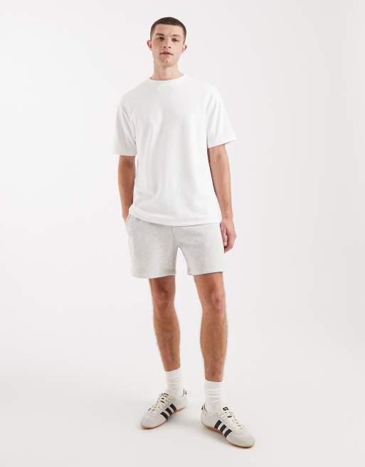 Hollister - Lårlange grå shorts i fleece