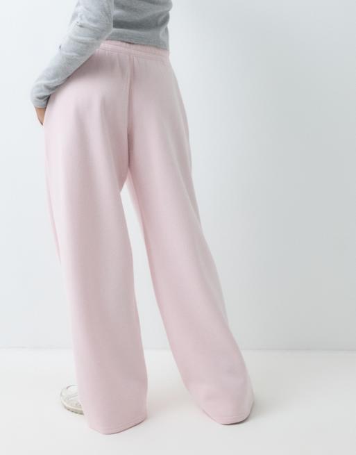 Hollister lavtaljede baggy joggingbukser i lyserød, 3 af 5