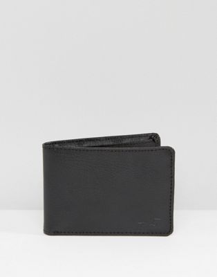 Hollister Leather Wallet In Black | ASOS