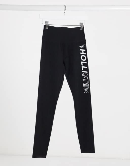 Hollister Legging à logo Noir ASOS