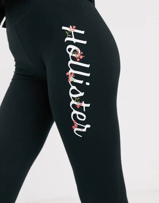 Hollister leggings With Hip Logo-black