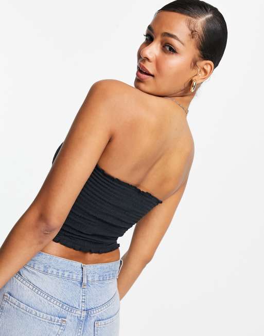 Hollister black tube top cheap