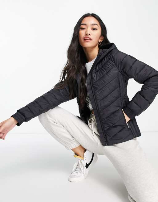 Hollister black top jacket womens