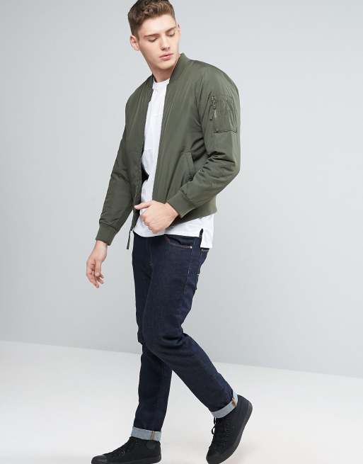 Hollister bomber jacket mens hot sale