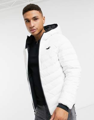 hollister packable lightweight puffer jacket