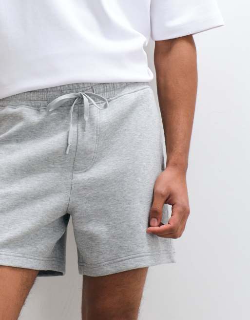 Hollister – Ljusgrå, mellanlånga jerseyshorts, 5 av 5