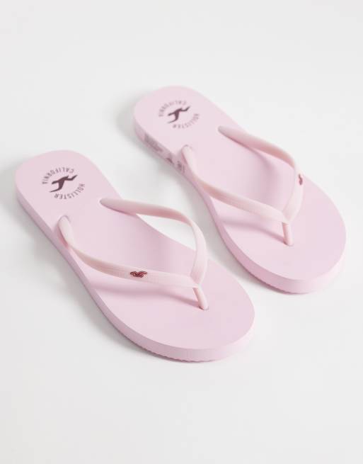 Hollister – Ljusrosa flip flops