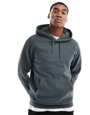 Hollister – Locker geschnittener Kapuzenpullover in Khaki mit Markenlogo - view 1
