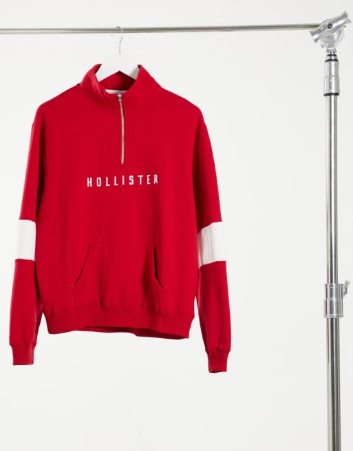 Hollister red sweater 2025