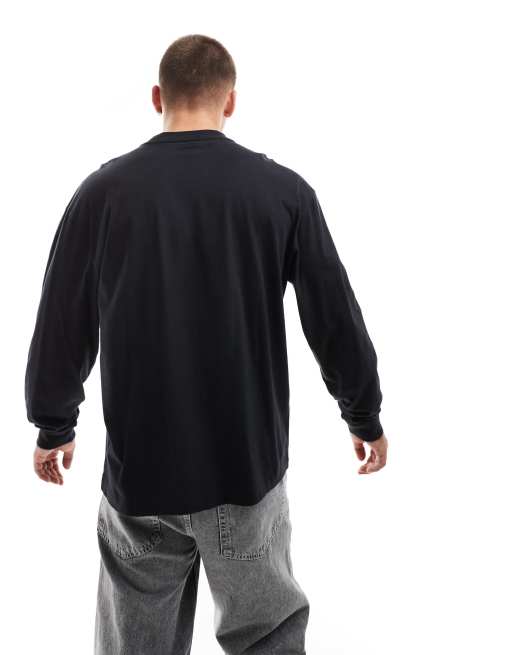 Black long sleeve hollister shirt shop