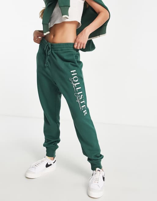 Green Hollister joggers. Thick and comfortable. From - Depop