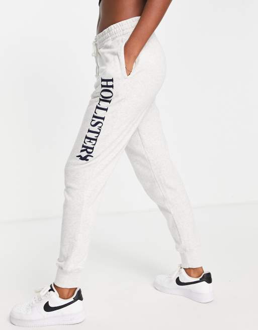 Hollister logo jogger in grey