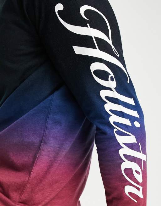 Hollister ombre sweatshirt hotsell