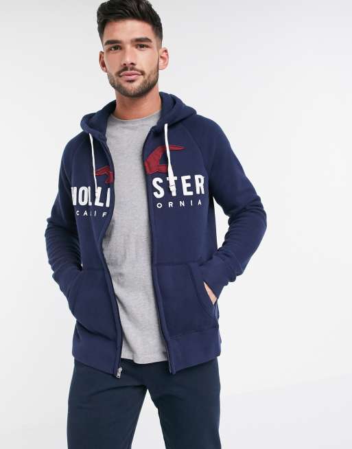 Hollister logo overhead hoodie | ASOS
