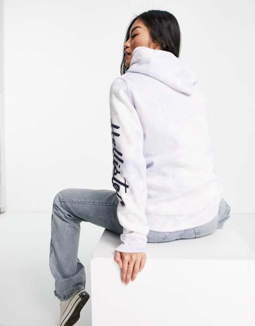 Tie dye hoodie hollister top