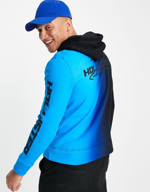 Blue and yellow hollister hoodie sales
