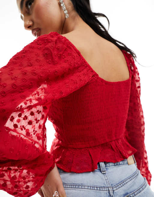 Hollister hotsell red jeans