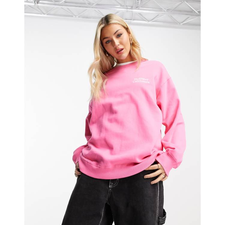 Hollister pink sweater new arrivals