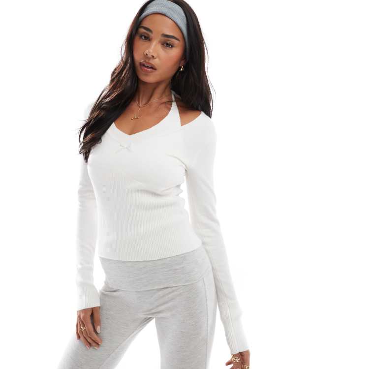 トップス Ameri HALTER NECK LONG SLEEVE SET TOP HALTER NECK LONG SLEEVE SET TOP