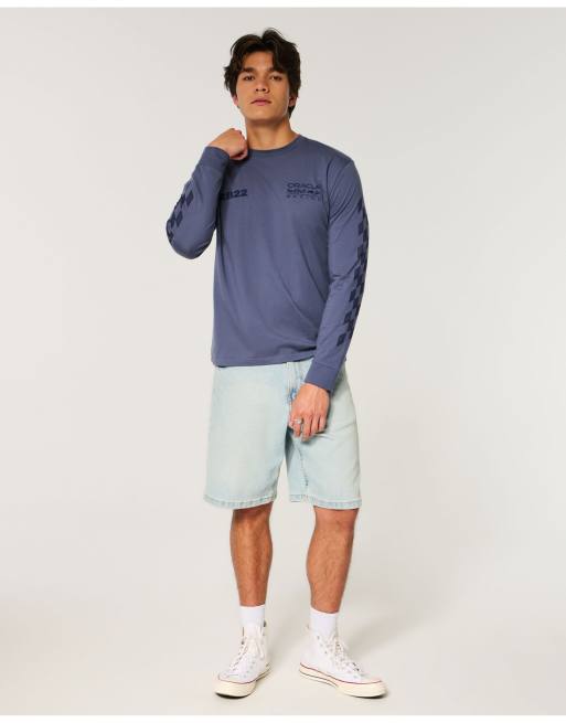 Hollister Long-sleeve oracle red bull racing tee in light navy, 2 of 5