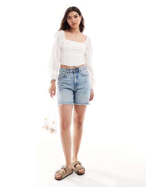 Long Sleeve Crop Hollister Crop Tops For Girls Hollister Long