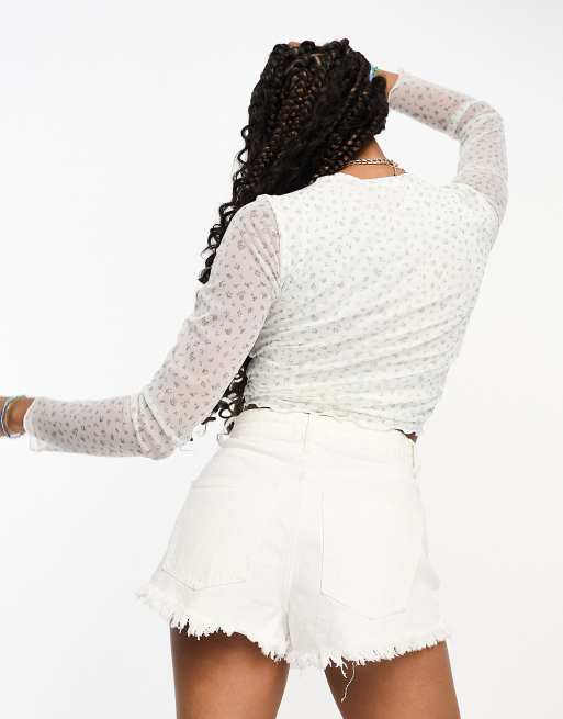 Hollister mesh top top