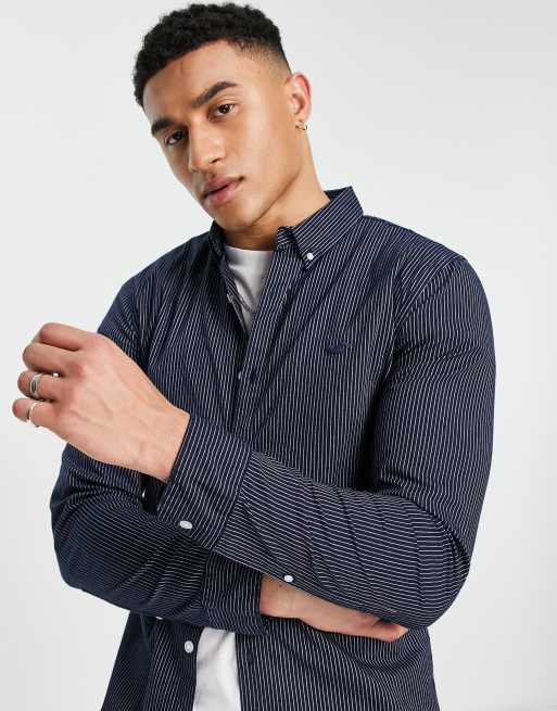 Hollister stripe shirt in navy