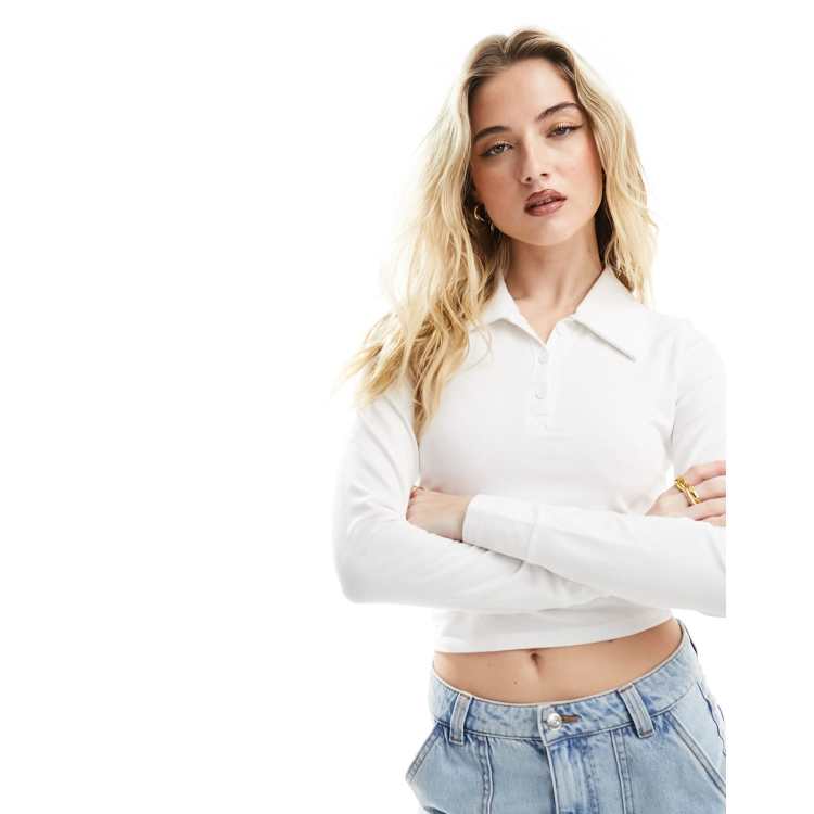 Hollister long sleeve polo deals