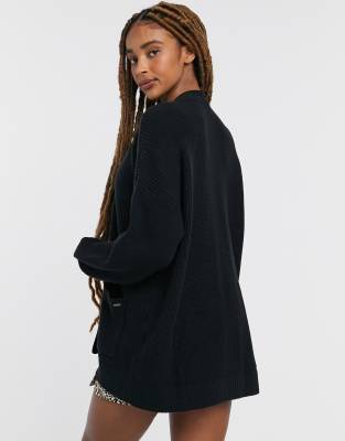 black cardigan hollister
