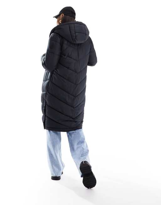 Longline down puffer parka hollister on sale