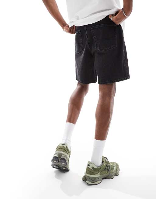 Hollister loose jorts in medium black wash
