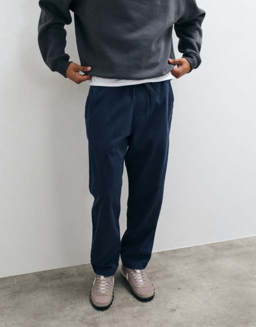 Hollister loose pull on trousers in navy, 2 of 5