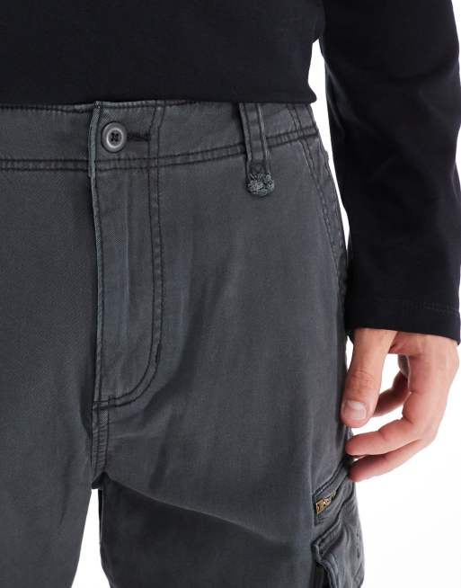 Hollister - Losse utility cargobroek in zwart, 5 van 5