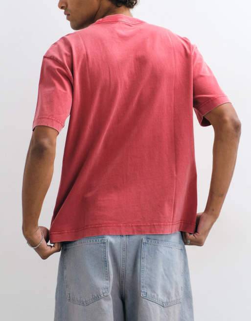 Hollister lot de 5 t-shirts coupe carrée épais, 5 de 5