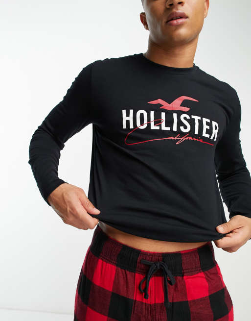 Hollister flannel joggers 2025