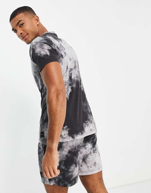 Tie dye lounge set hot sale shorts