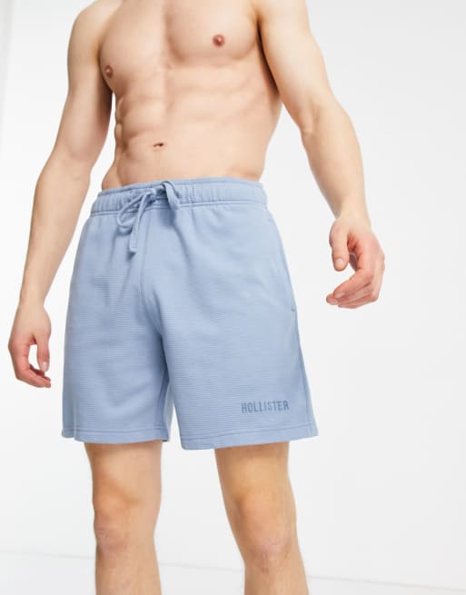 Hollister lounge shorts in blue ASOS