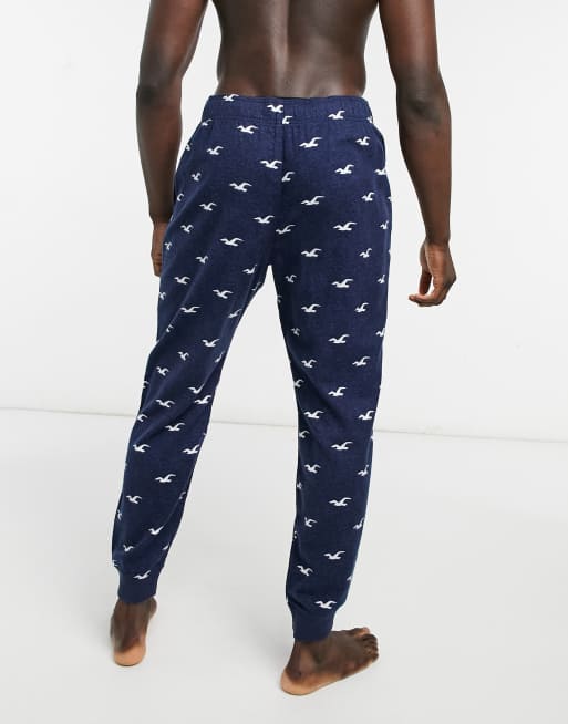 Hollister blue sweatpants hotsell