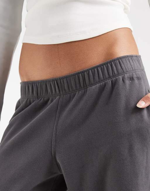Hollister low rise baggy cuffed sweatpants in charcoal, 3 of 5