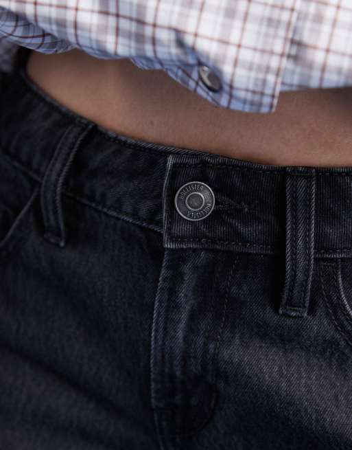 Hollister low rise baggy jeans in black wash, 5 of 5