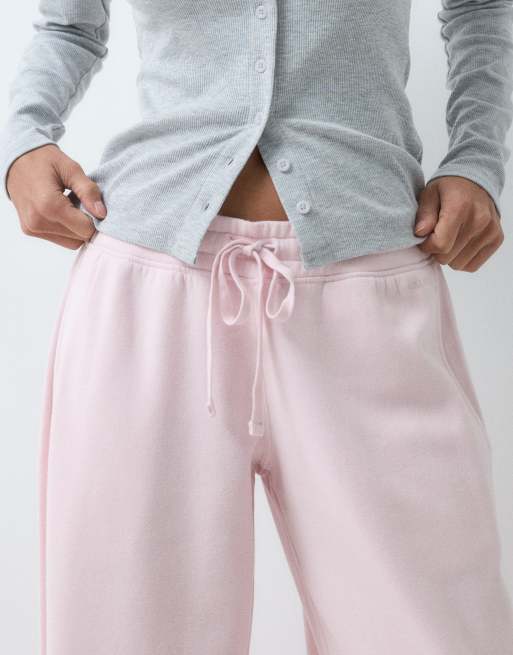 Hollister Low-Rise Baggy-Jogger in Babyrosa, 4 von 5