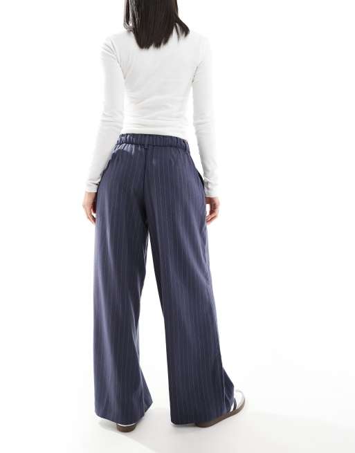 Hollister low rise baggy pants in beige