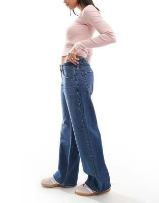 Hollister Low Rise Baggy Straight Leg Jean